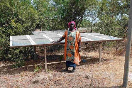 Afoulo : les panneaux photovoltaïques