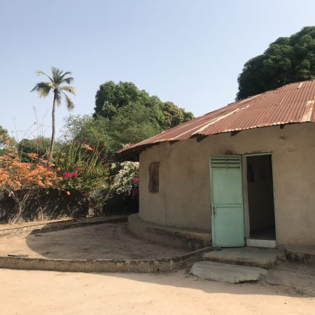 la case à impluvium du campement d'Abeukoum