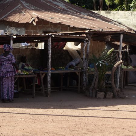 étals  du marché